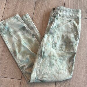 Anthropology Tie-dye Cargo Pants